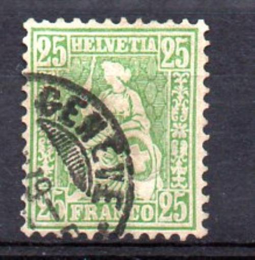 Suiza Año 1867/78 Nº 45 (o)